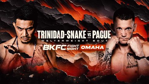 BKFC Fight Night Omaha: Carlos Trinidad-Snake vs Dustin Pague BKFC Fight Night Omaha: Carlos Trinidad-Snake vs Dustin Pague
