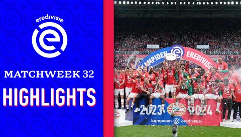 PSV won the Dutch Championship for the 25th time | Week 32, Eredivisie 2023/24 Highlights