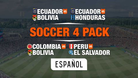 Soccer 4 Pack: Ecuador vs Bolivia | Ecuador vs Honduras | Colombia vs Bolivia | Peru vs El Salvador (en Español) Soccer 4 Pack: Ecuador vs Bolivia | Ecuador vs Honduras | Colombia vs Bolivia | Peru vs El Salvador (en Español)