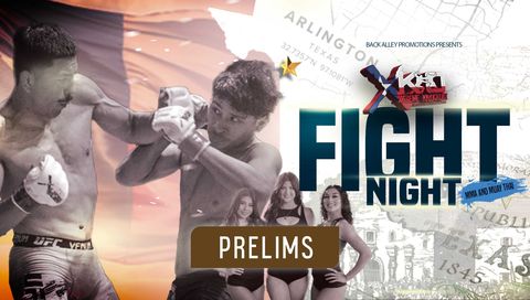 Xtreme Knockout Fight Night 67: Prelims Xtreme Knockout Fight Night 67: Prelims