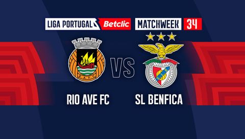 Liga Portugal Betclic 2023/24: Rio Ave FC vs SL Benfica Liga Portugal Betclic 2023/24: Rio Ave FC vs SL Benfica