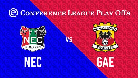 Eredivisie 2023/24 UEFA Conference League Play-offs: NEC vs Go Ahead Eagles Eredivisie 2023/24 UEFA Conference League Play-offs: NEC vs Go Ahead Eagles