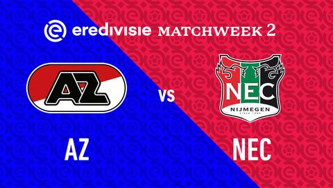 Eredivisie 2024/25: AZ Alkmaar vs NEC Eredivisie 2024/25: AZ Alkmaar vs NEC