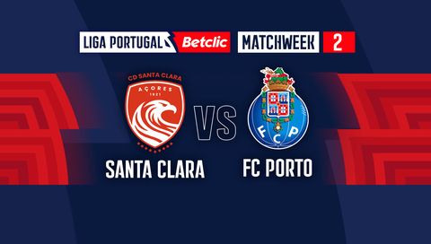 Liga Portugal Betclic 2024/25: Santa Clara vs FC Porto Liga Portugal Betclic 2024/25: Santa Clara vs FC Porto