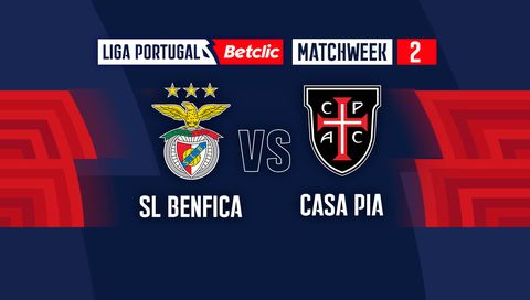 Liga Portugal Betclic 2024/25: SL Benfica vs Casa Pia Liga Portugal Betclic 2024/25: SL Benfica vs Casa Pia