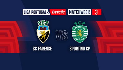 Liga Portugal Betclic 2024/25: SC Farense vs Sporting CP