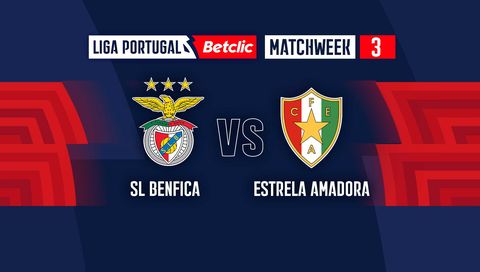 Liga Portugal Betclic 2024/25: SL Benfica vs Estrela Amadora Liga Portugal Betclic 2024/25: SL Benfica vs Estrela Amadora