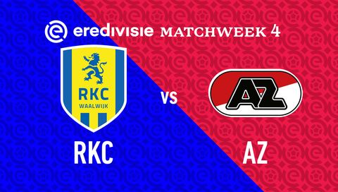 Eredivisie 2024/25: RKC Waalwijk vs AZ Alkmaar