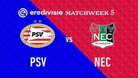 Eredivisie 2024/25: PSV Eindhoven vs NEC Eredivisie 2024/25: PSV Eindhoven vs NEC