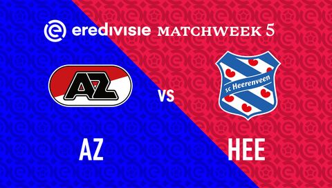 Eredivisie 2024/25: AZ Alkmaar vs Heerenveen Eredivisie 2024/25: AZ Alkmaar vs Heerenveen