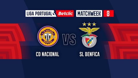 #8: Liga Portugal Betclic 2024/25: CD Nacional vs SL Benfica #8: Liga Portugal Betclic 2024/25: CD Nacional vs SL Benfica