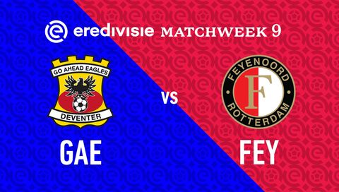 Eredivisie 2024/25: Go Ahead Eagles vs Feyenoord Eredivisie 2024/25: Go Ahead Eagles vs Feyenoord