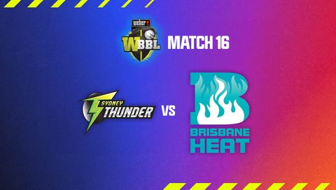 Weber Women's Big Bash League, Season 10: Sydney Thunder vs Brisbane Heat Weber Women's Big Bash League, Season 10: Sydney Thunder vs Brisbane Heat