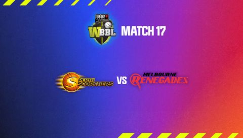 Weber Women's Big Bash League, Season 10: Perth Scorchers vs Melbourne Renegades Weber Women's Big Bash League, Season 10: Perth Scorchers vs Melbourne Renegades