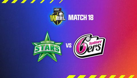 Weber Women's Big Bash League, Season 10: Melbourne Stars vs Sydney Sixers Weber Women's Big Bash League, Season 10: Melbourne Stars vs Sydney Sixers