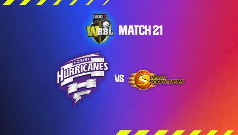 Weber Women's Big Bash League, Season 10: Hobart Hurricanes vs Perth Scorchers Weber Women's Big Bash League, Season 10: Hobart Hurricanes vs Perth Scorchers