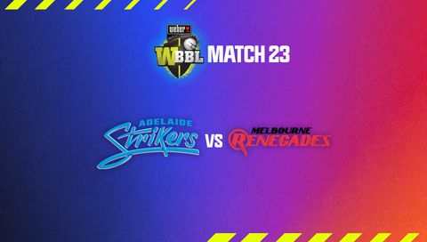 Weber Women's Big Bash League, Season 10: Adelaide Strikers vs Melbourne Renegades