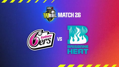 Weber Women's Big Bash League, Season 10: Sydney Sixers vs Brisbane Heat Weber Women's Big Bash League, Season 10: Sydney Sixers vs Brisbane Heat