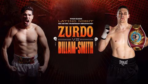 Riyadh Season Latino Night: Gilberto "Zurdo" Ramirez vs Chris Billam-Smith Riyadh Season Latino Night: Gilberto "Zurdo" Ramirez vs Chris Billam-Smith