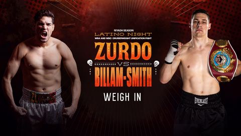 Riyadh Season: Zurdo vs Billam-Smith - Weigh In Riyadh Season: Zurdo vs Billam-Smith - Weigh In