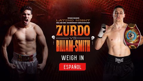 Riyadh Season: Zurdo vs Billam-Smith - Weigh In (en Español) Riyadh Season: Zurdo vs Billam-Smith - Weigh In (en Español)