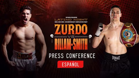 Riyadh Season: Zurdo vs Billam-Smith - Press Conference (en Español) Riyadh Season: Zurdo vs Billam-Smith - Press Conference (en Español)