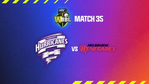 Weber Women's Big Bash League, Season 10: Hobart Hurricanes vs Melbourne Renegades Weber Women's Big Bash League, Season 10: Hobart Hurricanes vs Melbourne Renegades