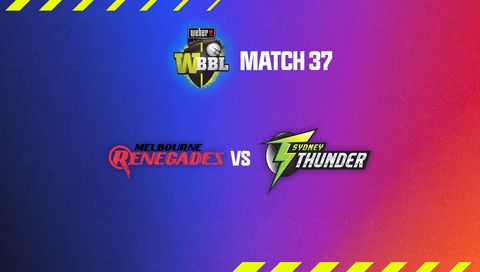 Weber Women's Big Bash League, Season 10: Melbourne Renegades vs Sydney Thunder Weber Women's Big Bash League, Season 10: Melbourne Renegades vs Sydney Thunder