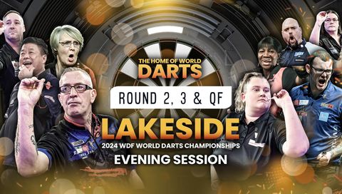 2024 WDF Lakeside World Championship, December 5th, Round 2, 3 & QF, Evening Session 2024 WDF Lakeside World Championship, December 5th, Round 2, 3 & QF, Evening Session