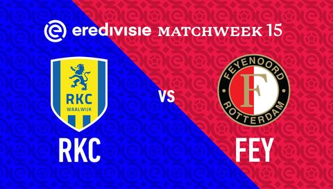 Eredivisie 2024/25: RKC Waalwijk vs Feyenoord