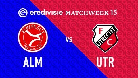 Eredivisie 2024/25: Almere City vs FC Utrecht Eredivisie 2024/25: Almere City vs FC Utrecht