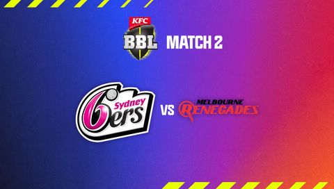 KFC Big Bash League, Season 14: Sydney Sixers vs Melbourne Renegades