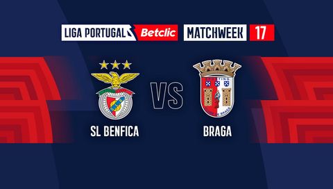 Liga Portugal Betclic 2024/25: SL Benfica vs Braga Liga Portugal Betclic 2024/25: SL Benfica vs Braga