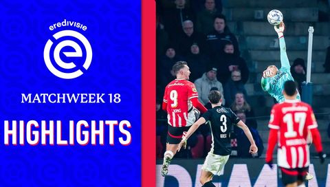 PSV and AZ Shared the Points | Week 18, Eredivisie 2024/25 Highlights