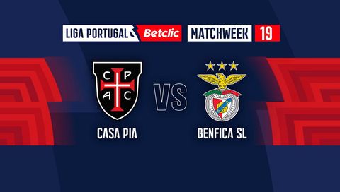 Liga Portugal Betclic 2024/25: Casa Pia vs Benfica SL Liga Portugal Betclic 2024/25: Casa Pia vs Benfica SL