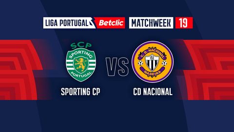 Liga Portugal Betclic 2024/25: Sporting CP vs CD Nacional Liga Portugal Betclic 2024/25: Sporting CP vs CD Nacional