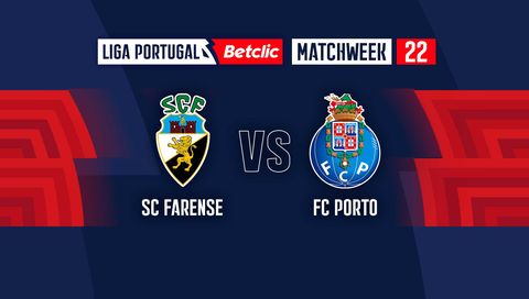Liga Portugal Betclic 2024/25: SC Farense vs FC Porto Liga Portugal Betclic 2024/25: SC Farense vs FC Porto