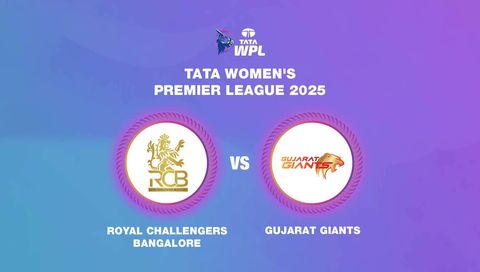 TATA Women's Premier League 2025: Royal Challengers Bangalore vs Gujarat Giants TATA Women's Premier League 2025: Royal Challengers Bangalore vs Gujarat Giants