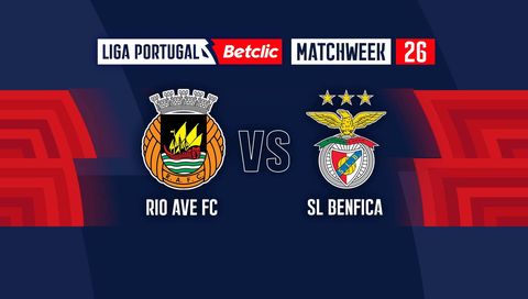 Liga Portugal Betclic 2024/25: Rio Ave FC vs SL Benfica Liga Portugal Betclic 2024/25: Rio Ave FC vs SL Benfica