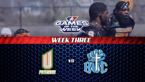 A7FL 2025 Game of the Week: Paterson U vs Trenton BIC