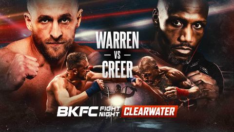 BKFC Fight Night Clearwater 2025: Jared Warren vs Joseph Creer BKFC Fight Night Clearwater 2025: Jared Warren vs Joseph Creer