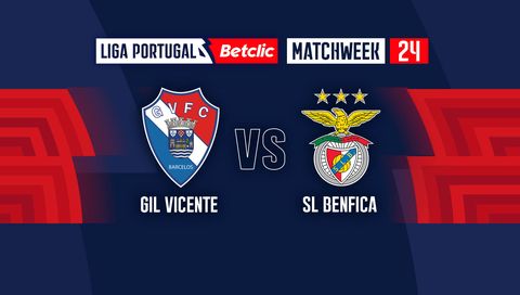 Liga Portugal Betclic 2024/25: Gil Vicente vs SL Benfica Liga Portugal Betclic 2024/25: Gil Vicente vs SL Benfica