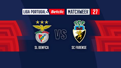 Liga Portugal Betclic 2024/25: SL Benfica vs SC Farense