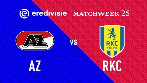 Eredivisie 2024/25: AZ Alkmaar vs RKC Waalwijk Eredivisie 2024/25: AZ Alkmaar vs RKC Waalwijk