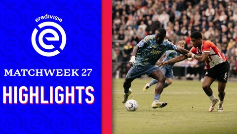 Ajax Triumphs Over PSV | Week 27, Eredivisie 2024/25 Highlights