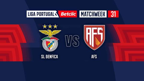 Liga Portugal Betclic 2024/25: SL Benfica vs AFS Liga Portugal Betclic 2024/25: SL Benfica vs AFS