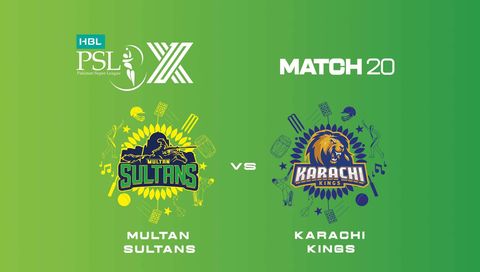 HBL Pakistan Super League 2025: Multan Sultans vs Karachi Kings HBL Pakistan Super League 2025: Multan Sultans vs Karachi Kings