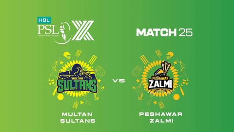 HBL Pakistan Super League 2025: Multan Sultans vs Peshawar Zalmi HBL Pakistan Super League 2025: Multan Sultans vs Peshawar Zalmi