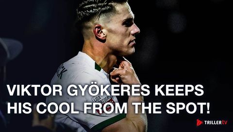 Viktor Gyökeres Keeps His Cool From Тhe Spot! Viktor Gyökeres Keeps His Cool From Тhe Spot!