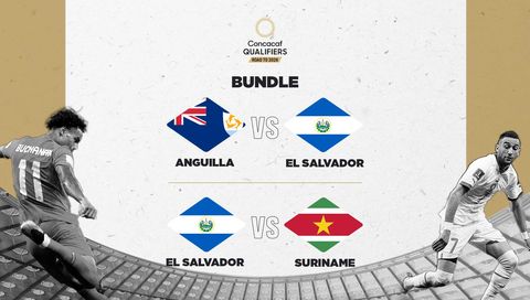 Concacaf Qualifiers Road to 2026 Bundle: Anguilla vs El Salvador | El Salvador vs Suriname (en Español)